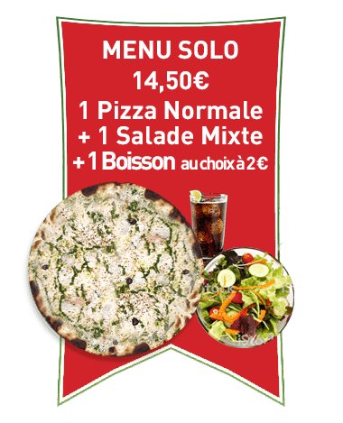 Pizza Cho Menu Solo Golfejuan Vallauris